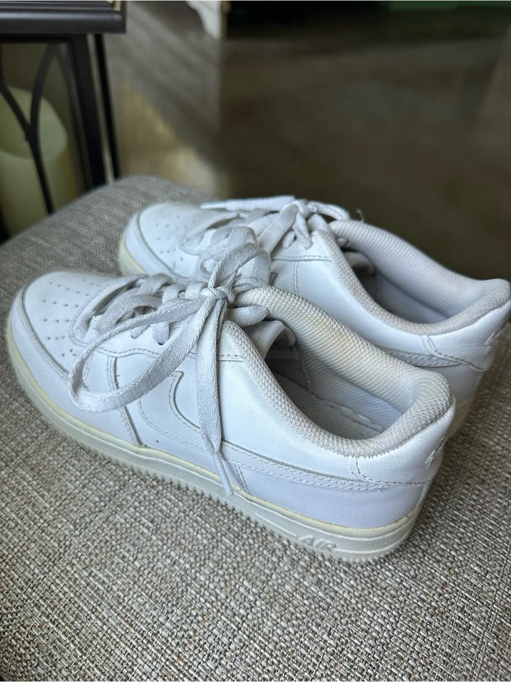 Nike Kids White Low-Top Sneakers